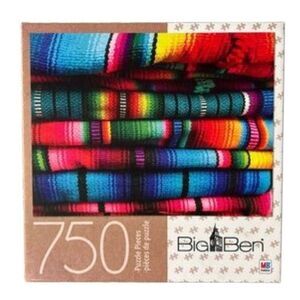 Big Ben Mayan Style Milton Bradley 750 pc Jigsaw Puzzle